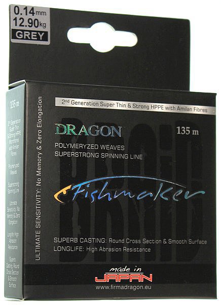 Dragon Fishmaker/Toray 0,14мм 135м светло-серый Dragon Fishmaker/Toray 0,14мм 135м светло-серый