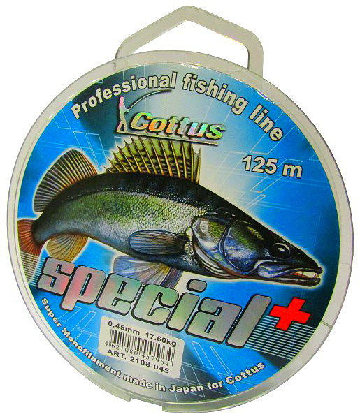 Леска Cottus Special + (судак) 125м 0,45мм Леска Cottus Special + (судак) 125м 0,45мм