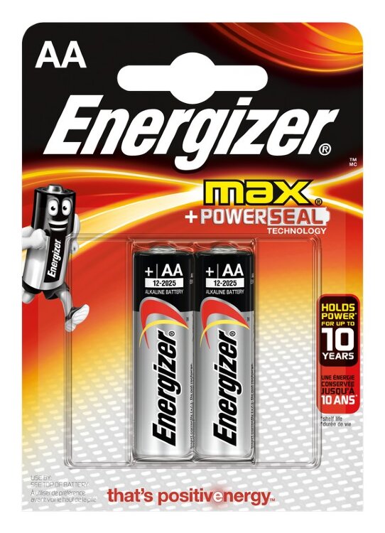 Батарейки Energizer MAX AA (бл.2)