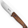 Нож Nikki AUS-8 SW (Stonewash, дерево, ножны кожа)