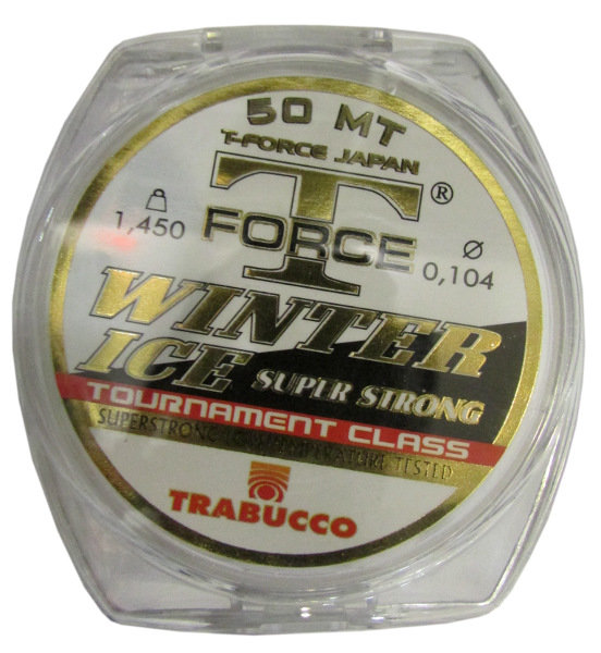 Леска Trabucco T-Force Winter ice 50м 0,104мм