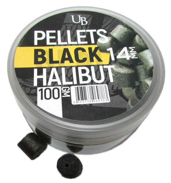 Пелетс насадочный Ultrabaits (Black Halibut) 14мм