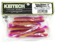Силиконовая приманка Keitech Easy Shiner 3" цвет PAL#12 Grape Shad (10шт)