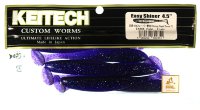 Силиконовая приманка Keitech Easy Shiner 4,5" цвет EA#04 Violet