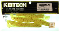 Силиконовая приманка Keitech Easy Shiner 4,5" цвет PAL#01 Chartreuse Red Flake