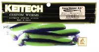 Силиконовая приманка Keitech Easy Shiner 4,5" цвет PAL#06 Violet Lime Belly