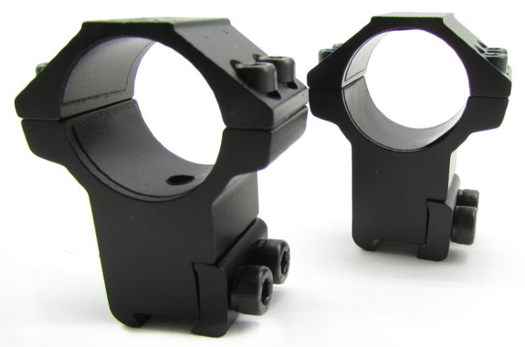 Кольца Leapers AccuShot 25.4 мм для установки на оружие с призмой 10-12 мм,STM, высокие RGPM-25Н4