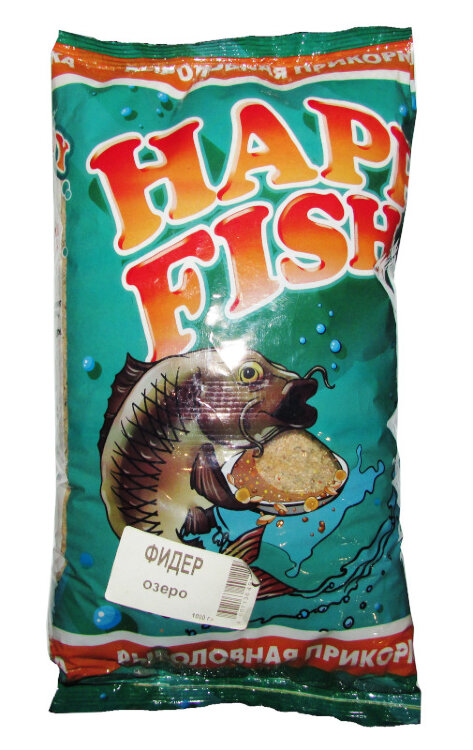 Прикормка Happy Fish Фидер (Озеро) 1кг