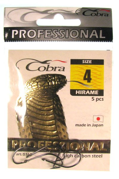 Крючки Cobra Professional Hirame 5160-004