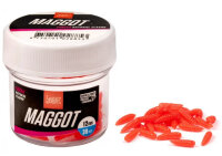 Насадки искусственные съедобные Lucky John Pro Series MAGGOT RED опарыш 12 мм, 30 шт.