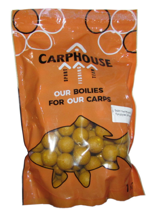 Бойлы пылящие CarpHouse "Сладкая Кукуруза" 24мм 1кг