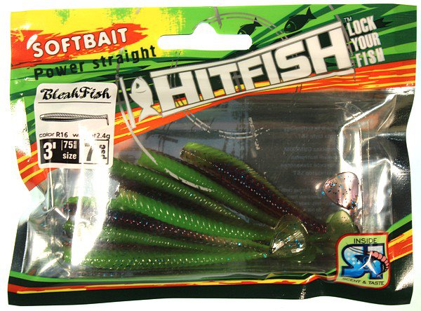 Силиконовая приманка HitFish Bleakfish 3" цвет R16