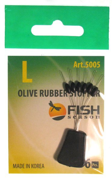 Стопор резиновый оливка, №L 5005-LF