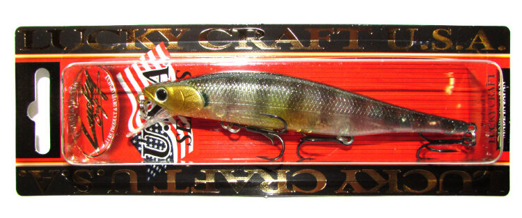 Воблер Lucky Craft Lightning Pointer 110XR цвет 180 Flake Flake Golden Sun Fish