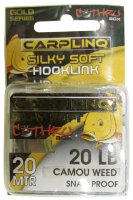 Поводковый материал Carp Linq silky soft snag prof  20lbs 20м (камо-травяной)
