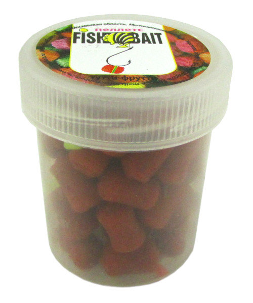 Пелетс насадочный FishBait в пластиковом контейнере 8мм Тутти-Фрутти