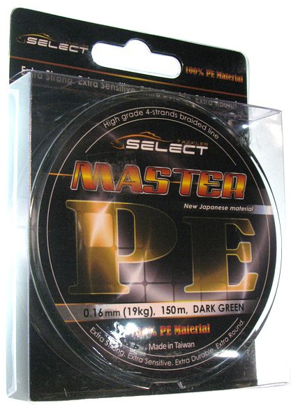 Select Master PE 150м, 0,16мм (тёмн-зел.)