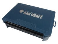 Коробка для снастей Gan Craft Original Logo Multibox L 225x190x60mm #04-Navy/Navy