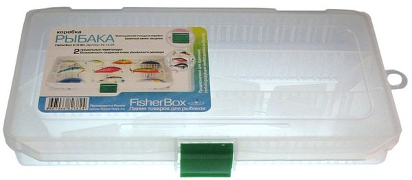 Коробка рыбака Fisherbox 216sh (22x12x02) slim