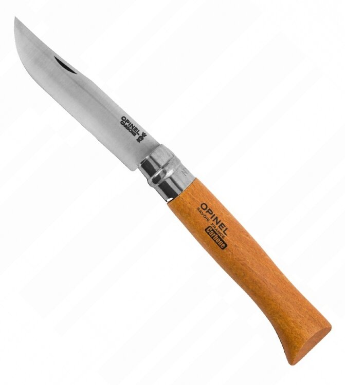 Нож Opinel №12 клинок 12 см, углерод., бук 37507