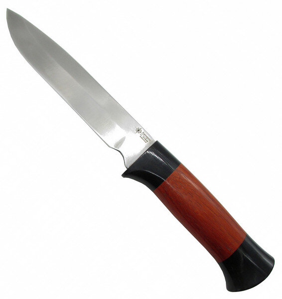 Нож Берш х12мф  рукоять эбонит, красное дерево