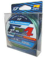 Плетёный шнур Flagman PE Hybrid F4 Moss Green 0,16 мм 9,1 кг 135 м 