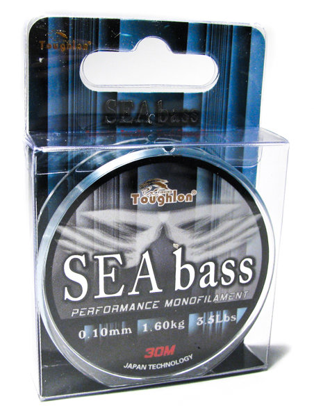 Леска Toughlon Sea Bass 0,10мм 30м