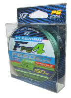 Плетёный шнур Flagman PE Hybrid F4 Feeder Moss Green 0,14 мм 7,0 кг 150 м