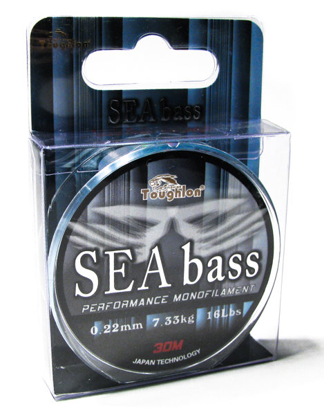 Леска Toughlon Sea Bass 0,22мм 30м