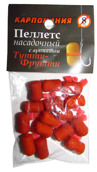 Пеллетс насадочный тутти-фрутти (на резинке) 8мм пакет
