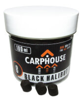 Пелетс насадочный CarpHouse "Black Halibut" 8 мм 100 мл