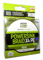 Плетёный шнур Feeder Concept Powersink Dark Brown 0,15 мм 150 м