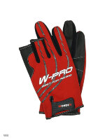 Перчатка WG-FGL023, красные с чёрным, с двумя пальцами р.L