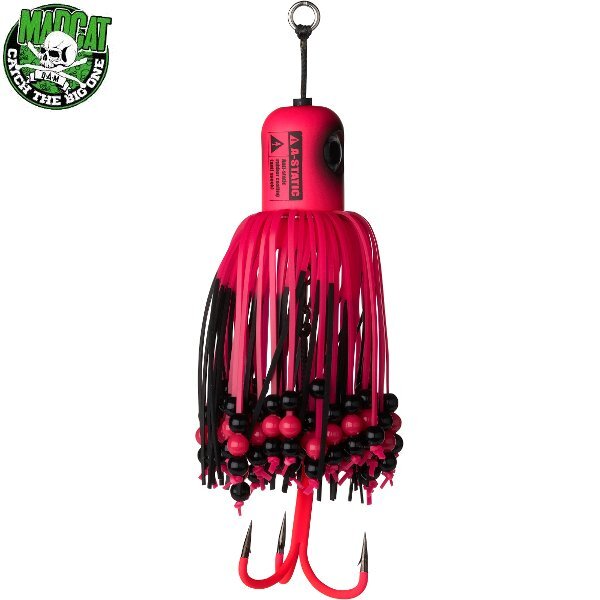 Тизер 150г MADCAT® Clonk Teaser A-Static Treble Hook цвет Fluo Pink UV/66344