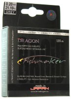 Плетёный шнур Dragon Fishmaker/Toray 0,20мм 135м светло-серый