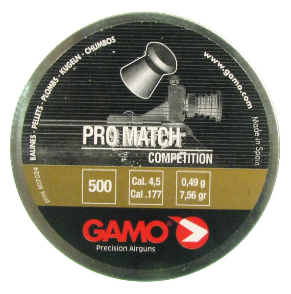 Пуля пневм. "Gamo Pro-Match", кал.4,5  мм. (500 шт.)