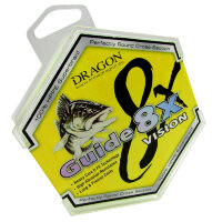 Плетёный шнур Dragon Guide 8Х Vision флюоро-жёлтый 0,12 мм 150 м