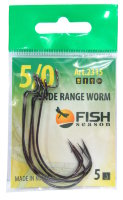 Крючки Fish Season (офсет) Wide range worm №5/0 2315-0015F