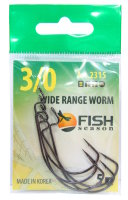 Крючки Fish Season (офсет) Wide range worm №3/0 2315-0033F