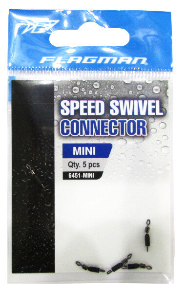 Flagman Вертлюг быстросъёмный Speed Swivel Connector Mini 5шт. 6451-MINI