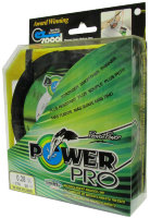 Плетёный шнур Power Pro 275м 0,28мм Hi-Vis Yellow