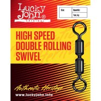 Вертлюг Lucky John HIGH SPEED DOUBLE ROLLING SWIVEL 012 5шт 5067-012