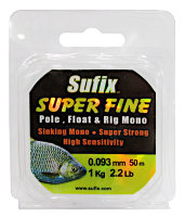 Леска Sufix Super Fine прозр. 50м 0,093мм
