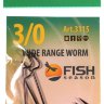 Крючки Fish Season (офсет) Wide Range Worm с большим ухом, №3/0 3315-0033F