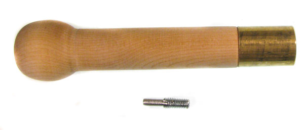 Навойник деревянный 12 К с выколоткой для капсюлей, наконечник латунь.