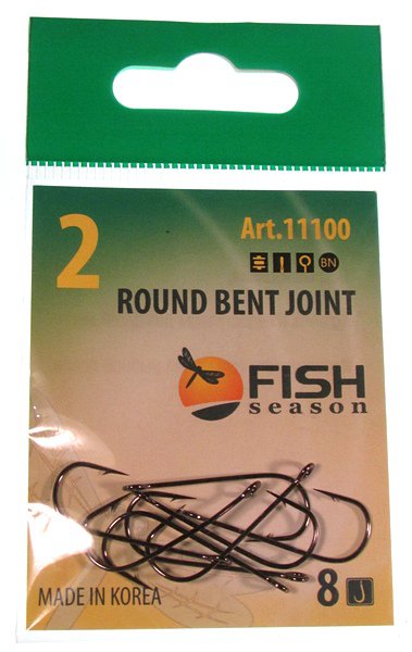 Крючки Fish Season Round Bent Joint с больш. ухом №2