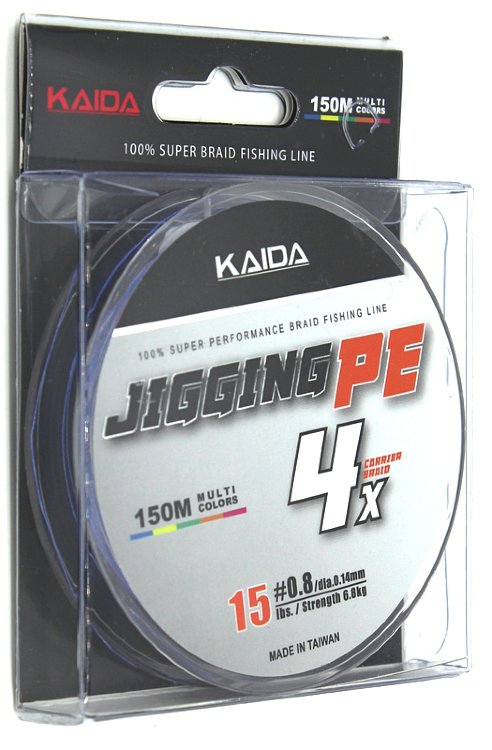 Шнур плетёный Kaida Jigging PE 4x 0,14мм