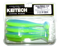 Силиконовая приманка Keitech Easy Shiner 3,5" цвет PAL#03 Ice Chartreuse