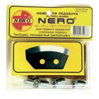 Ножи для ледобура Nero полукруглые 110 мм правое вращение (3001-110) (CR)