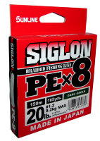 Плетёный шнур Sunline Siglon PEx8 150 м #1,2/20Lb (Dark Green)